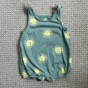 Tea Collection Shoulder Tie Baby Romper